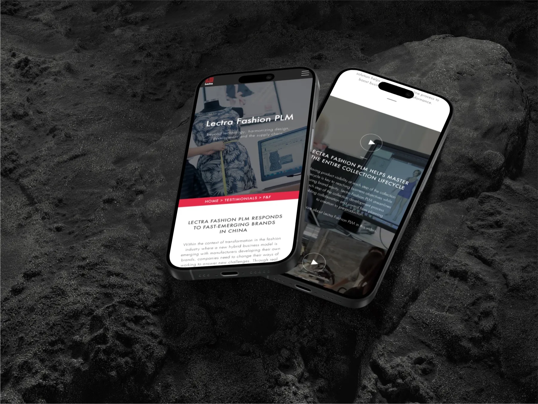 Lectra website detail