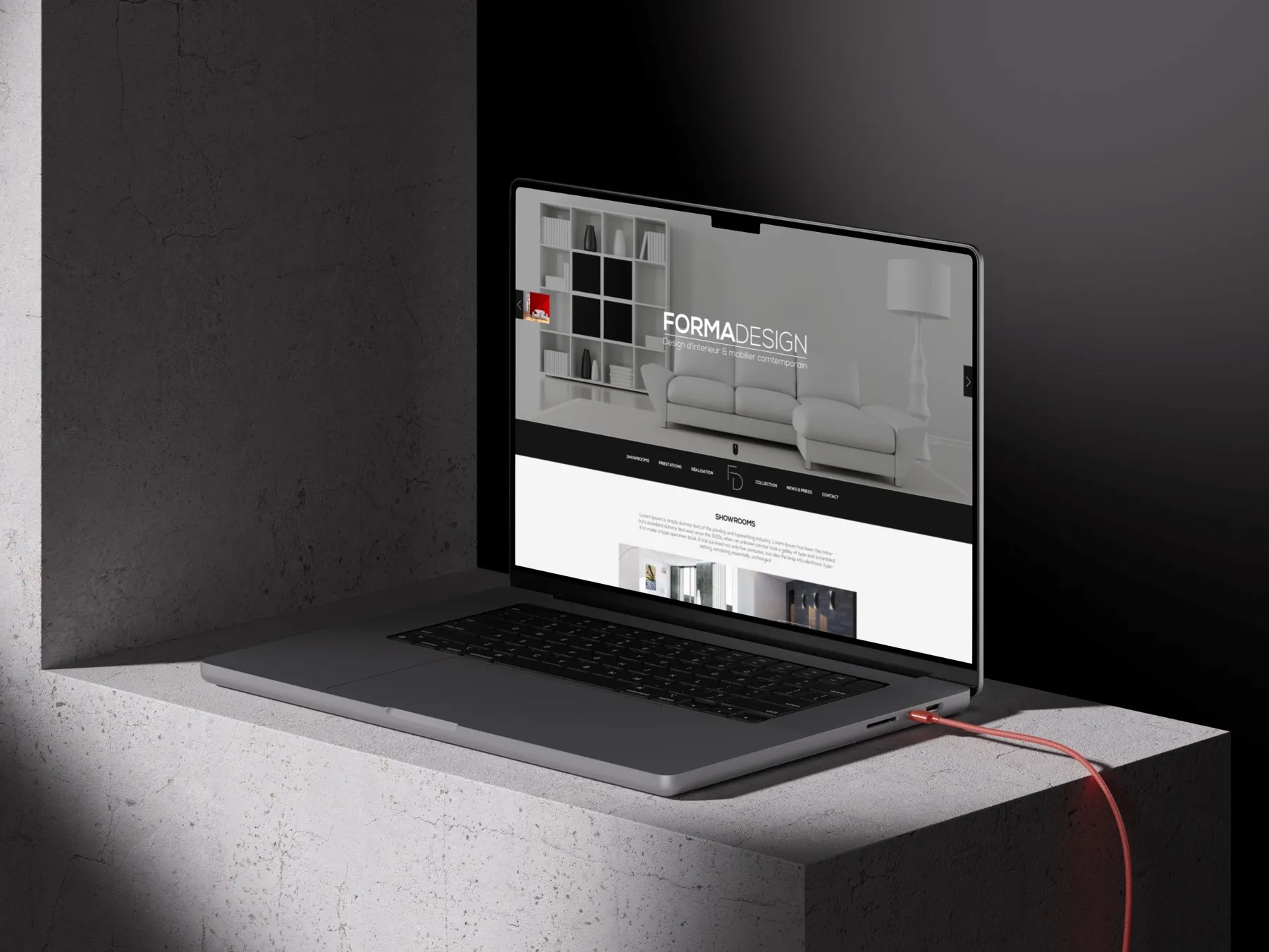 Forma Design — Website design